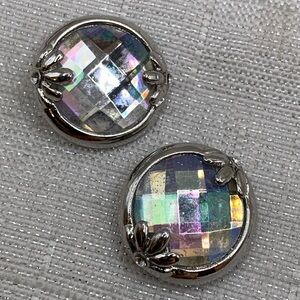💗IRIDESCENT - Matching Ginger Snaps & Co. Snap Button Charms - Set of 2